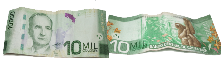 Costa Rica Currency To Usd   Billete 10mil 