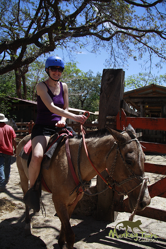 Horse tour in costa Rica